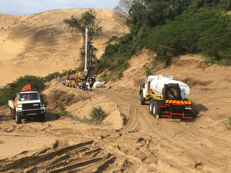 Sonic drilling for Rio Tinto ’s