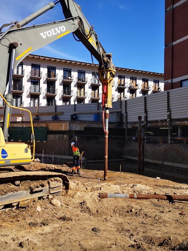 Geopile africa proves Ductile Iron Piling solution in boulder and cobble layer